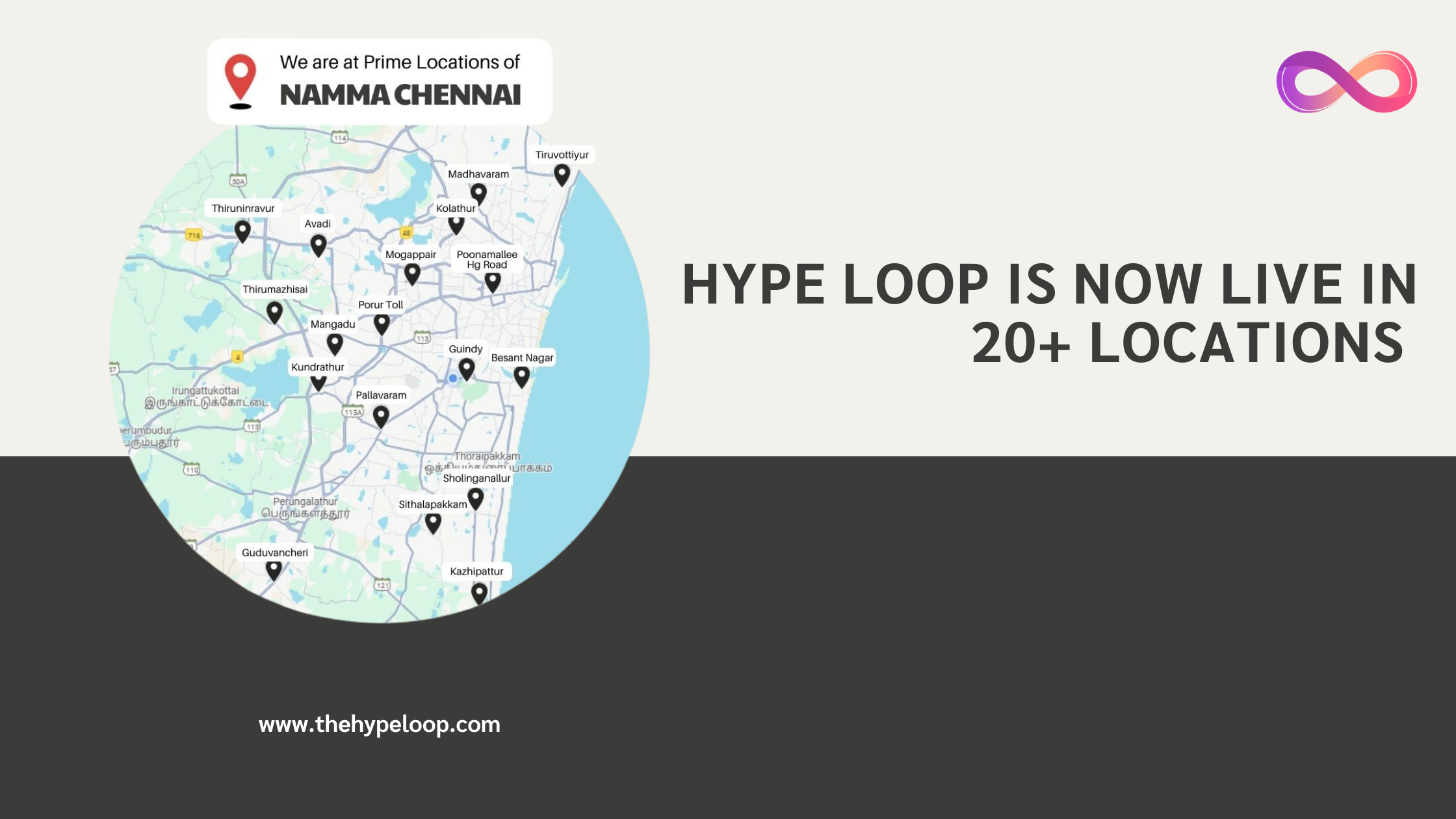 Hypeloop is Now Live in 20 Prime Locations Across Chennai!