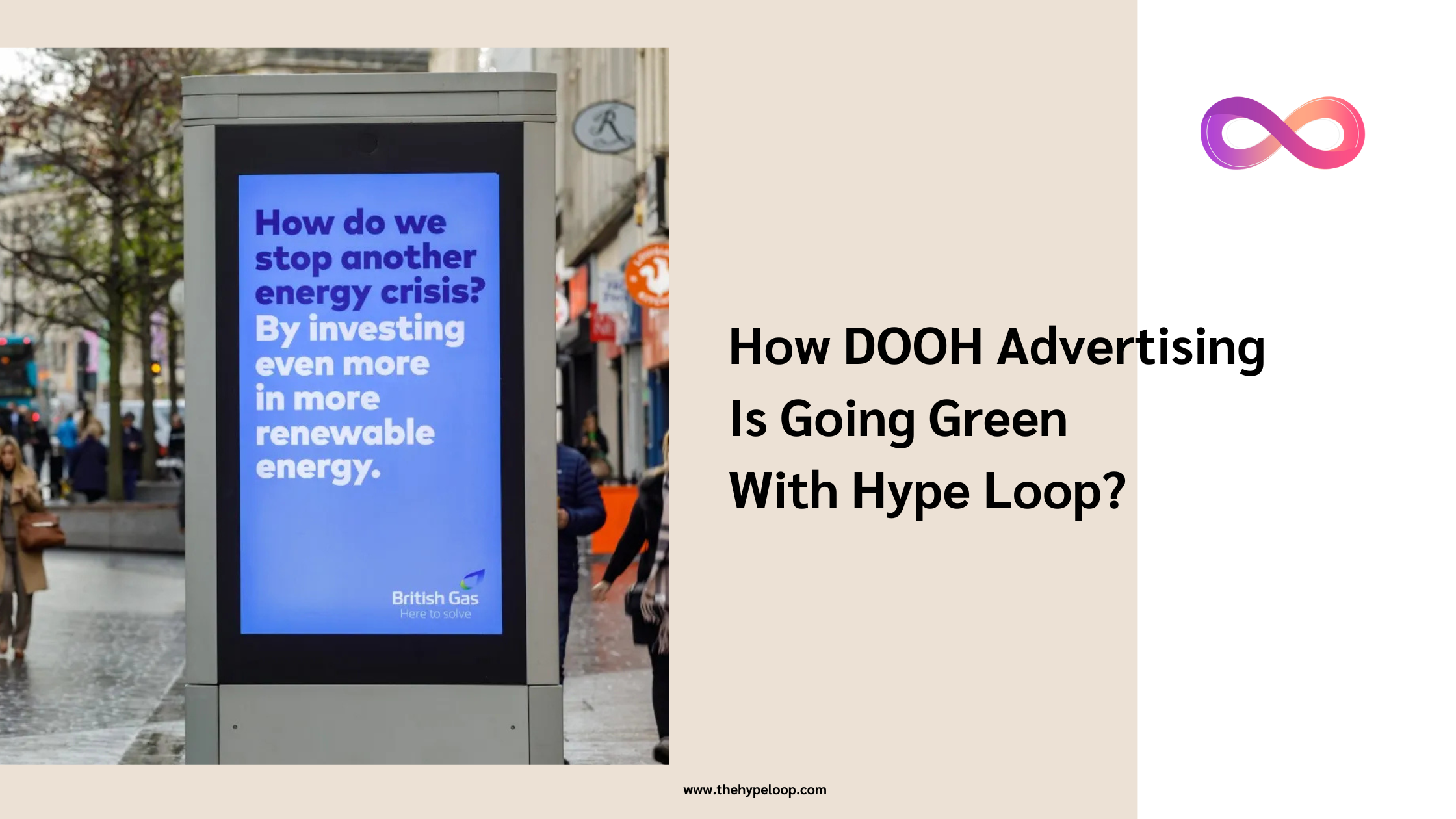 How DOOH Advertising Is Going Green With Hypeloop