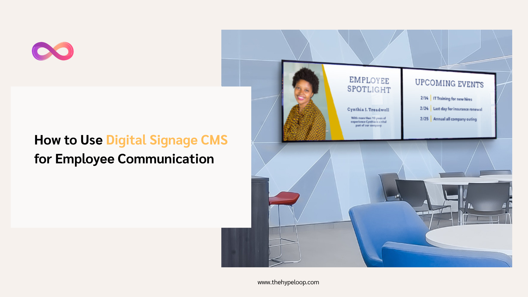 How to Use Digital Signage CMS for Employee Communication ?